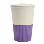 VASO DE FIBRA DE TRIGO CAP. 380 ML. COFFY A3120 MORADO (FIBRA DE TRIGO / A3120.29 /  ARTICULOS PROMOCIONALES)