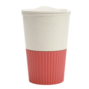 VASO DE FIBRA DE TRIGO CAP. 380 ML. COFFY A3120 ROJO (FIBRA DE TRIGO / A3120.04 /  ARTICULOS PROMOCIONALES)