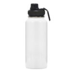 TERMO DE ACERO INOXIDABLE DE SUBLIMACIÓN 1,200 ML. SUBLI MEGA KYLO A3127 BLANCO (ACERO INOXIDABLE / A3127.01 /  ARTICULOS PROMOCIONALES)