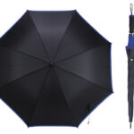 PARAGUAS DE APERTURA AUTOMÁTICA 8 GAJOS ANNY A3129 AZUL (PONGEE / A3129.09 /  ARTICULOS PROMOCIONALES)