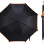 PARAGUAS DE APERTURA AUTOMÁTICA 8 GAJOS ANNY A3129 NARANJA (PONGEE / A3129.03 /  ARTICULOS PROMOCIONALES)