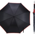PARAGUAS DE APERTURA AUTOMÁTICA 8 GAJOS ANNY A3129 ROJO (PONGEE / A3129.04 /  ARTICULOS PROMOCIONALES)