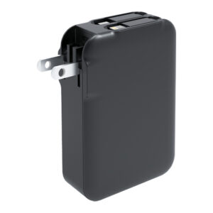 BATERÍA DE CARGA RÁPIDA CAP. 5,000 MAH ELIXIR A3137 NEGRO (PLÁSTICO ABS / A3137.02 /  ARTICULOS PROMOCIONALES)