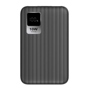 BATERÍA DE CARGA RÁPIDA CAP. 5,000 MAH ELEGANT A3139 NEGRO (PLÁSTICO ABS / A3139.02 /  ARTICULOS PROMOCIONALES)