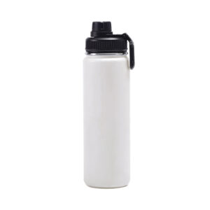 TERMO DE ACERO INOXIDABLE DE SUBLIMACIÓN 600 ML. SUBLI KYLO A3141 BLANCO (ACERO INOXIDABLE / A3141.01 /  ARTICULOS PROMOCIONALES)