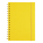 LIBRETA A5 CON ARILLO METÁLICO RULFO A3160 AMARILLO (PU / A3160.07 /  ARTICULOS PROMOCIONALES)