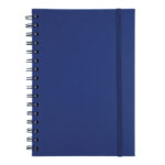 LIBRETA A5 CON ARILLO METÁLICO RULFO A3160 AZUL (PU / A3160.09 /  ARTICULOS PROMOCIONALES)