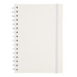 LIBRETA A5 CON ARILLO METÁLICO RULFO A3160 BLANCO (PU / A3160.01 /  ARTICULOS PROMOCIONALES)