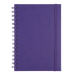LIBRETA A5 CON ARILLO METÁLICO RULFO A3160 MORADO (PU / A3160.29 /  ARTICULOS PROMOCIONALES)