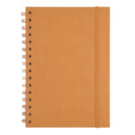 LIBRETA A5 CON ARILLO METÁLICO RULFO A3160 NARANJA (PU / A3160.03 /  ARTICULOS PROMOCIONALES)