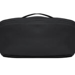 COSMETIQUERA NECESER DE POLIESTER BIANCA A3166 NEGRO (POLIÉSTER 210D / MICRO FIBRA / PLÁSTICO PVC / A3166.02 /  ARTICULOS PROMOCIONALES)