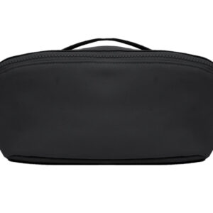 COSMETIQUERA NECESER DE POLIESTER BIANCA A3166 NEGRO (POLIÉSTER 210D / MICRO FIBRA / PLÁSTICO PVC / A3166.02 /  ARTICULOS PROMOCIONALES)