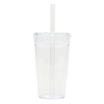 VASO DE PLÁSTICO DE 450 ML. CONGA A3172 TRANSPARENTE (PLÁSTICO PS / SILICÓN / A3172.19 /  ARTICULOS PROMOCIONALES)