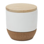 VELA DECORATIVA CON AROMA SERENITY A3174 BLANCA (CERA / CERÁMICA / BAMBÚ / CORCHO / A3174.01 /  ARTICULOS PROMOCIONALES)