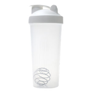 CILINDRO SHAKER DE 600 ML. ATLAS A3176 BLANCO (PLÁSTICO PP / ACERO / A3176.01 /  ARTICULOS PROMOCIONALES)