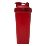 CILINDRO SHAKER DE 600 ML. ATLAS A3176 ROJO (PLÁSTICO PP / ACERO / A3176.04 /  ARTICULOS PROMOCIONALES)