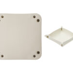 BANDEJA DE PU CASTOR A3178 BEIGE (PU / METAL / A3178.24 /  ARTICULOS PROMOCIONALES)