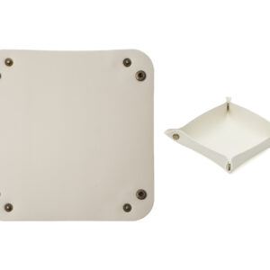 BANDEJA DE PU CASTOR A3178 BEIGE (PU / METAL / A3178.24 /  ARTICULOS PROMOCIONALES)