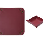 BANDEJA DE PU CASTOR A3178 ROJO (PU / METAL / A3178.04 /  ARTICULOS PROMOCIONALES)