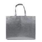 BOLSA DE NONWOVEN METALIZADO GLEAM L A3187 PLATA (NON WOVEN CON PELÍCULA PLÁSTICA / A3187.17 /  ARTICULOS PROMOCIONALES)