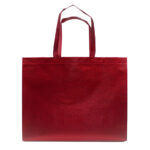 BOLSA DE NONWOVEN METALIZADO GLEAM L ROJO (NON WOVEN CON PELÍCULA PLÁSTICA / A3187.04 /  ARTICULOS PROMOCIONALES)