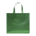 BOLSA DE NONWOVEN METALIZADO GLEAM A3188 VERDE (NON WOVEN CON PELÍCULA PLÁSTICA / A3188.06 /  ARTICULOS PROMOCIONALES)