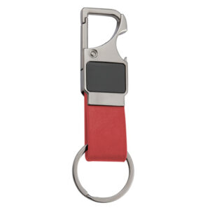 LLAVERO METÁLICO MULTIFUNCIONAL SCREAM A3199 ROJO (PU / ALEACIÓN DE ZINC / HIERRO / A3199.04 /  ARTICULOS PROMOCIONALES)
