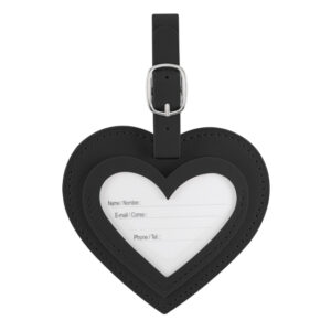 IDENTIFICADOR DE MALETAS DE PU KOKORO A3202 NEGRO (PU / A3202.02 /  ARTICULOS PROMOCIONALES)