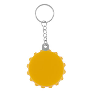 LLAVERO-DESTAPADOR DE PLÁSTICO CORCHOLATA A3223 AMARILLO (PLÁSTICO ABS / HIERRO / A3223.07 /  ARTICULOS PROMOCIONALES)