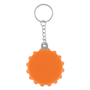 LLAVERO-DESTAPADOR DE PLÁSTICO CORCHOLATA A3223 NARANAJA (PLÁSTICO ABS / HIERRO / A3223.03 /  ARTICULOS PROMOCIONALES)