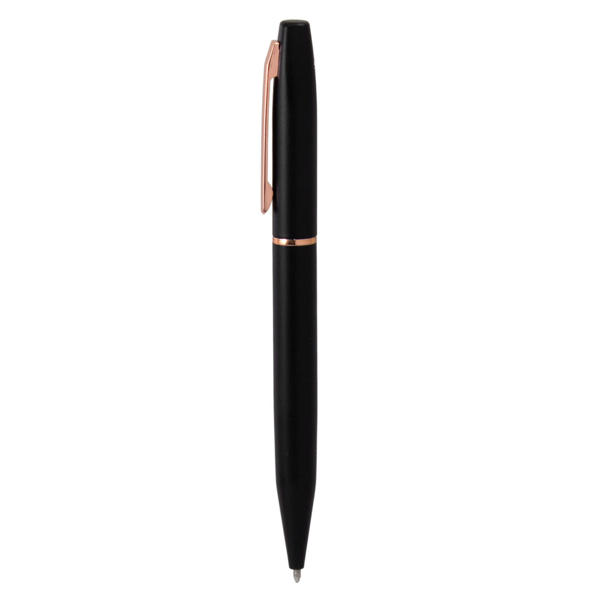 BOLÍGRAFO MINDY (BP332 NEGRO + COBRE) - ARTICULO PROMOCIONAL - Image 1