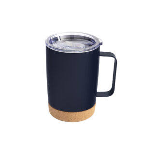 MUG TÉRMICO KORK (T762 AZUL) - ARTICULO PROMOCIONAL