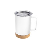 MUG TÉRMICO KORK (T762 BLANCO) - ARTICULO PROMOCIONAL