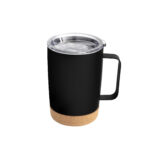 MUG TÉRMICO KORK (T762 NEGRO) - ARTICULO PROMOCIONAL