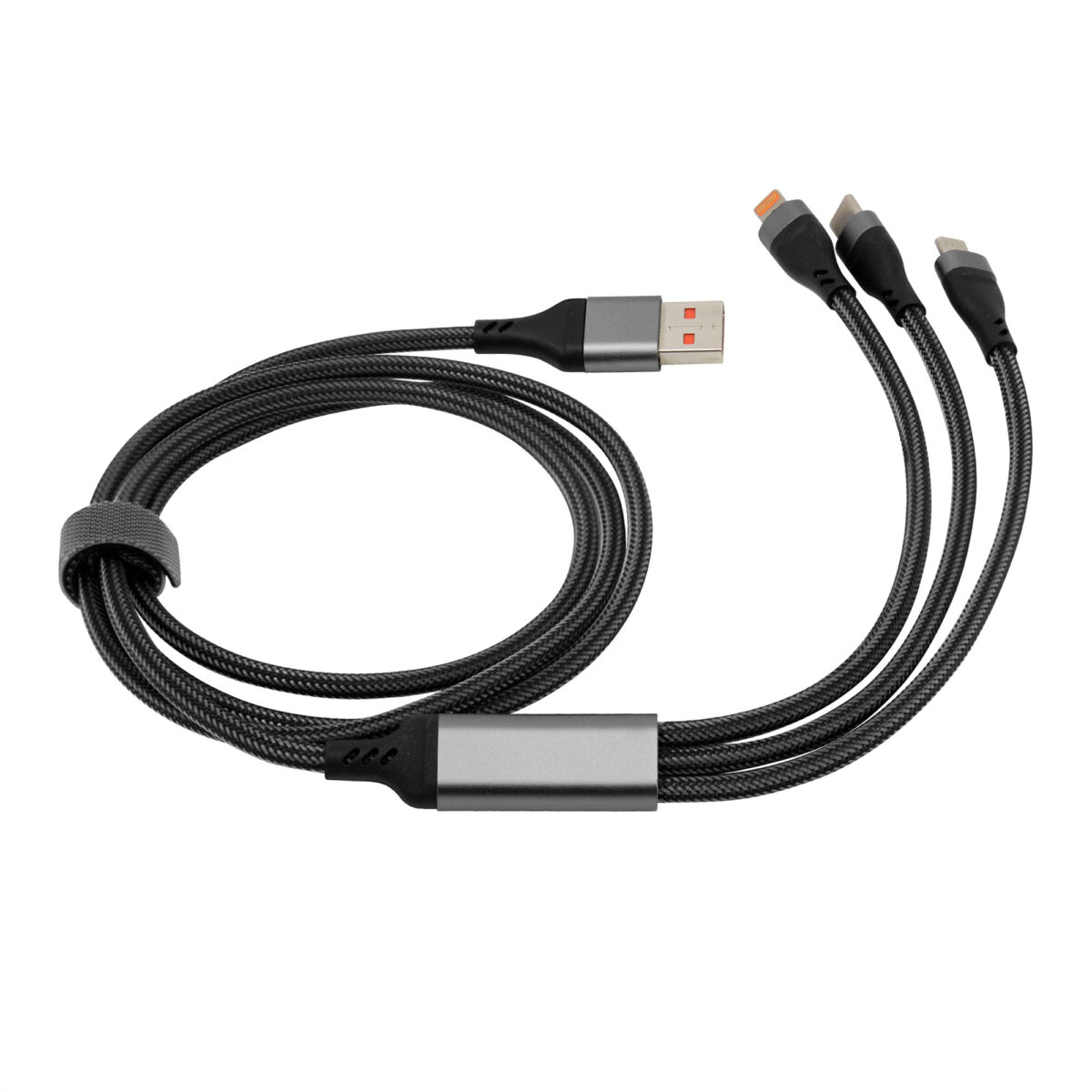 CABLE DE CARGA RÁPIDA SPIDY (EC773 GRIS GUN METAL) - ARTICULO PROMOCIONAL - Image 1
