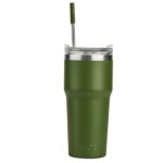 THE WAVE TERMO FROC  (VERDE MILITAR / ACERO INOXIDABLE/ACERO INOX / THE-WAVE / THEWAVE / ARTICULO PROMOCIONAL )