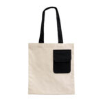 BL 345 BOLSA BAGU  (NEGRO / ALGODÓN / BL-345 / BL345 / ARTICULO PROMOCIONAL )